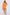 Neon Orange Slinky Ruched Midi Skirt & High Neck Top Co-ord